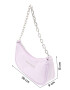 Juicy Couture Torba za čez ramo 'Kabelo' lila / srebrna - Pepit.si