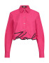 Karl Lagerfeld Bluza magenta / črna - Pepit.si