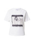 KENDALL + KYLIE T-Shirt bela / črna / siva - Pepit.si