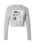 KENDALL + KYLIE Shirt pegasto siva / bela / črna - Pepit.si