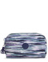 KIPLING Etui 'Gleam' modra / temno modra / bela - Pepit.si