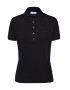 LACOSTE Majica 'CHEMISE COL BORD-COTES MA' črna - Pepit.si