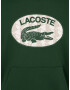 LACOSTE Majica temno siva / temno zelena / bela - Pepit.si