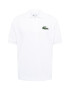 LACOSTE Majica zelena / bela - Pepit.si