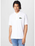 LACOSTE Majica zelena / bela - Pepit.si