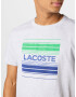 Lacoste Sport Funkcionalna majica pegasto siva / zelena / modra - Pepit.si