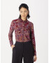 Lauren Ralph Lauren Bluza 'CORWIN' ecru / kari / temno liila / burgund - Pepit.si