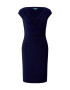 Lauren Ralph Lauren Oprijeta obleka 'BRANDIE-CAP SLEEVE-DAY DRESS' mornarska - Pepit.si