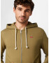 LEVI'S Jopa na zadrgo 'NEW ORIGINAL ZIP UP NEUTRALS' oliva - Pepit.si