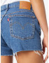 LEVI'S Kavbojke '501® ORIGINAL SHORT MED INDIGO - FLAT FINISH' moder denim - Pepit.si