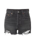 LEVI'S Kavbojke '501® HIGH RISE SHORT' siv denim - Pepit.si