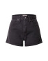 LEVI'S Kavbojke 'HIGH WAISTED MOM SHORT LIGHT INDIGO - WORN IN' črn denim - Pepit.si