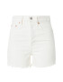 LEVI'S Kavbojke 'RIBCAGE SHORT NEUTRALS' bela - Pepit.si