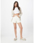 LEVI'S Kavbojke 'RIBCAGE SHORT NEUTRALS' bela - Pepit.si