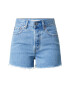 LEVI'S Kavbojke 'RIBCAGE SHORT LIGHT INDIGO - FLAT FINISH' svetlo modra - Pepit.si