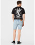 LEVI'S Kavbojke '412 SLIM SHORT LIGHT INDIGO - WORN IN' moder denim - Pepit.si