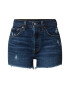 LEVI'S Kavbojke '501® ORIGINAL SHORT DARK INDIGO - WORN IN' temno modra - Pepit.si