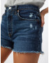 LEVI'S Kavbojke '501® ORIGINAL SHORT DARK INDIGO - WORN IN' temno modra - Pepit.si