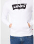 LEVI'S Majica 'LSE_T3 GRAPHIC HOODIE NEUTRALS' črna / bela - Pepit.si