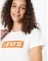 LEVI'S Majica oranžna / bela - Pepit.si