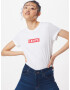 LEVI'S Majica 'THE PERFECT TEE NEUTRALS' rdeča / bela - Pepit.si