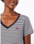 LEVI'S Majica 'PERFECT VNECK MULTI-COLOR' temno siva / bela - Pepit.si