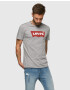 LEVI'S Majica 'GRAPHIC SET-IN NECK GREYS' pegasto siva / češnjevo rdeča / bela - Pepit.si