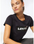 LEVI'S Majica 'THE PERFECT TEE BLACKS' črna / bela - Pepit.si