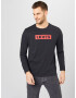 LEVI'S Majica 'RELAXED LS GRAPHIC TEE BLACKS' melona / črna - Pepit.si