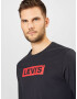 LEVI'S Majica 'RELAXED LS GRAPHIC TEE BLACKS' melona / črna - Pepit.si