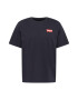 LEVI'S Majica 'SS RELAXED FIT TEE BLACKS' marine / živo rdeča / bela - Pepit.si