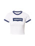 LEVI'S Majica 'GRAPHIC RINGER MINI TEE BLUES' mornarska / bela - Pepit.si