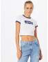 LEVI'S Majica 'GRAPHIC RINGER MINI TEE BLUES' mornarska / bela - Pepit.si