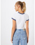 LEVI'S Majica 'GRAPHIC RINGER MINI TEE BLUES' mornarska / bela - Pepit.si