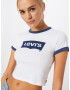 LEVI'S Majica 'GRAPHIC RINGER MINI TEE BLUES' mornarska / bela - Pepit.si