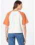 LEVI'S Majica 'THROWBACK BASEBALL TEE NEUTRALS' oker / bela - Pepit.si