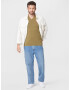 LEVI'S Majica 'ORIGINAL HM VNECK NEUTRALS' oliva - Pepit.si