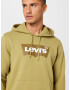 LEVI'S Majica 'STANDARD GRAPHIC HOODIE NEUTRALS' oliva / trst / bela - Pepit.si