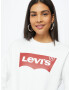 LEVI'S Majica 'GRAPHIC STANDARD CREW NEUTRALS' temno rdeča / bela - Pepit.si