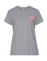 LEVI'S Majica 'THE PERFECT TEE GREYS' pegasto siva / svetlo roza - Pepit.si