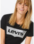 LEVI'S Majica 'THE PERFECT TEE BLACKS' črna / srebrna - Pepit.si