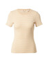 LEVI'S Majica 'SS RIB BABY TEE NEUTRALS' svetlo bež / med - Pepit.si