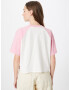 LEVI'S Majica 'THROWBACK BASEBALL TEE REDS' svetlo roza / bela - Pepit.si