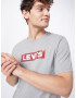 LEVI'S Majica 'SS RELAXED FIT TEE GREYS' svetlo siva / rdeča / bela - Pepit.si