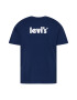 LEVI'S Majica 'SS RELAXED FIT TEE BLUES' temno modra / bela - Pepit.si