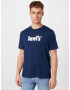 LEVI'S Majica 'SS RELAXED FIT TEE BLUES' temno modra / bela - Pepit.si