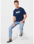 LEVI'S Majica 'SS RELAXED FIT TEE BLUES' temno modra / bela - Pepit.si