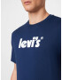 LEVI'S Majica 'SS RELAXED FIT TEE BLUES' temno modra / bela - Pepit.si