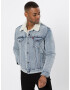 LEVI'S Prehodna jakna 'TYPE 3 SHERPA TRUCKER MED INDIGO - WORN IN' moder denim - Pepit.si