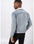 LEVI'S Prehodna jakna 'TYPE 3 SHERPA TRUCKER MED INDIGO - WORN IN' moder denim - Pepit.si